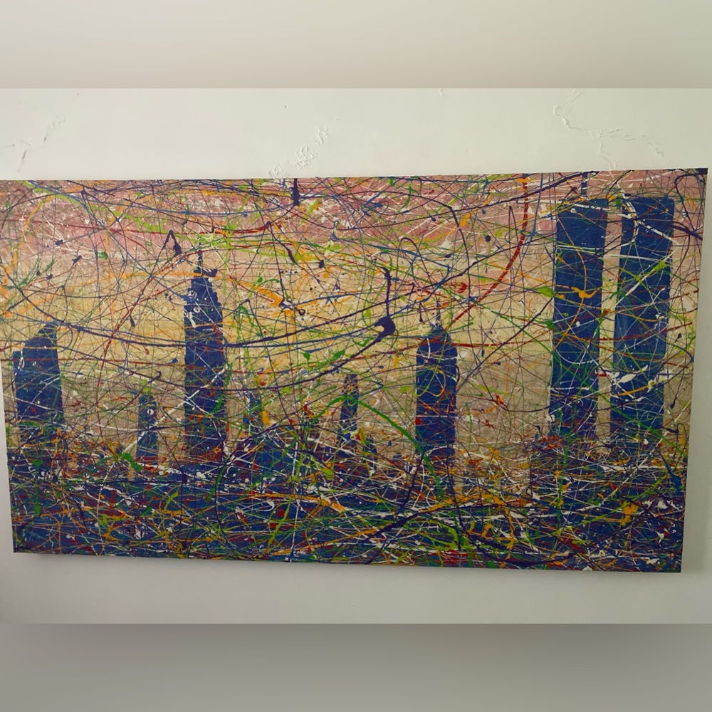 City Abstract Art Frame
